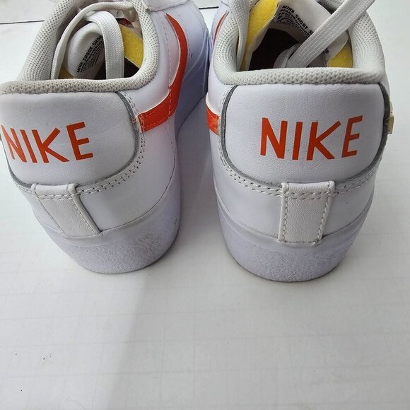 Nike Blazer Low Platform Summit White Orange size 6.5 - Picture 9 of 16